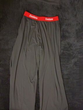 COOLA Black Joggers with Red Branded Waistband